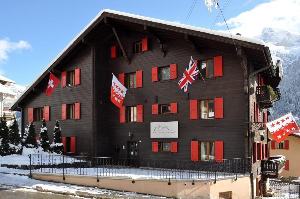 Hotel De La Paix Champéry Zewnętrze zdjęcie